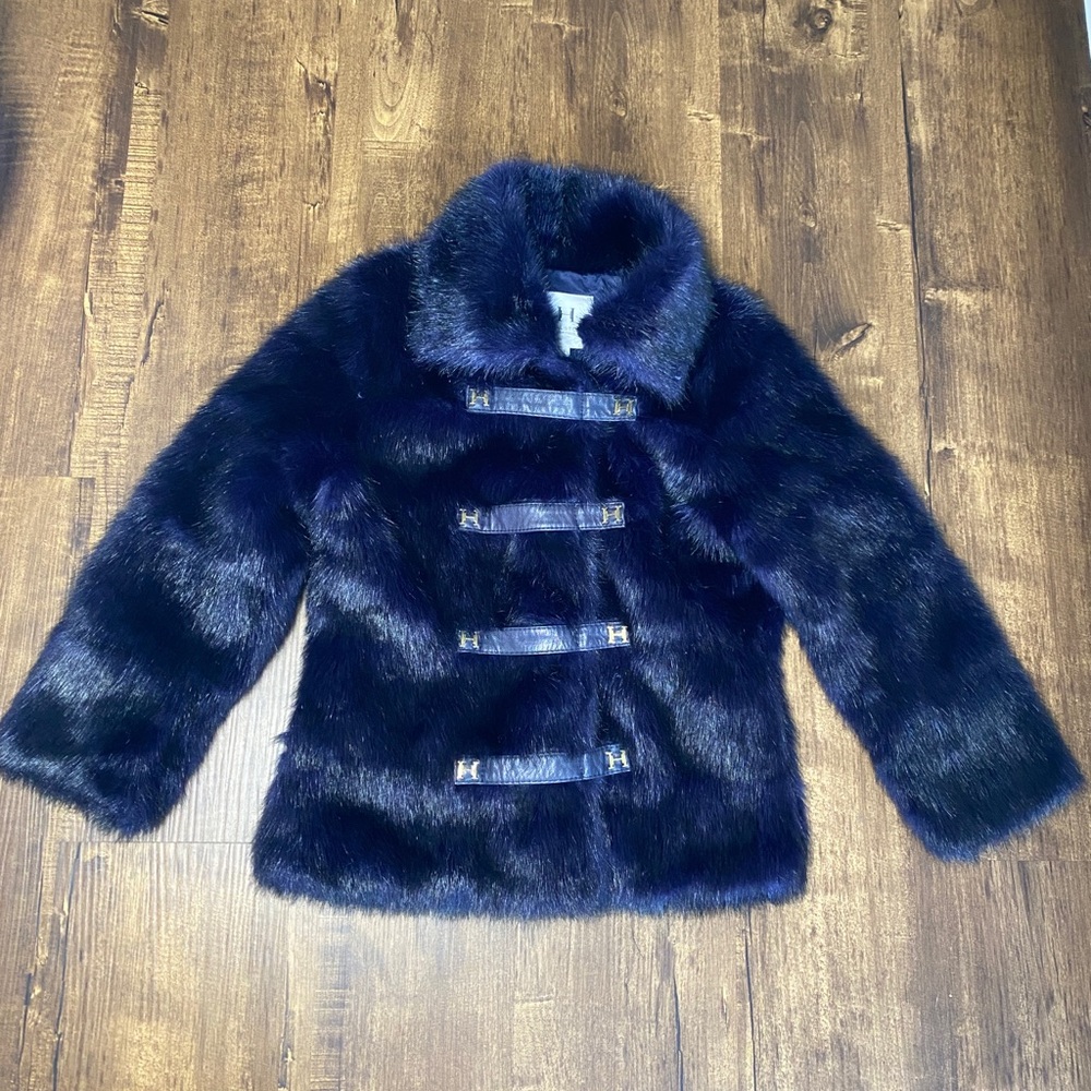 Halston Heritage Faux Fur Coat
